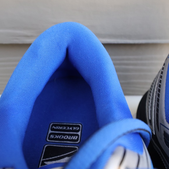 Brooks Glycerin 13 Running Shoes Men’s 10.5 Blue Silver NEW - Picture 11 of 13
